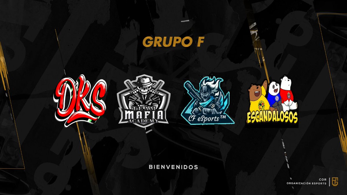 COR Cup (@cor_cup) on Twitter photo 🎉 𝗣𝗥𝗘𝗦𝗘𝗡𝗧𝗔𝗖𝗜𝗢𝗡 | Grupo F 🎗️
Presentamos un increíble grupo conformado por:
🇧🇷 | <a href="/DarkSoldiersOfc/">Dark Soldiers</a>
🇵🇪 | @TM_AcademyGG
🇵🇪 | <a href="/CF_Esports_GG/">CF Esports</a>
🇲🇽 | #Escandalosos
¿Quienes conseguirán su pase a Playoffs?
#CORCUP 🎉 𝗣𝗥𝗘𝗦𝗘𝗡𝗧𝗔𝗖𝗜𝗢𝗡 | Grupo F 🎗️
Presentamos un increíble grupo conformado por:
🇧🇷 | <a href="/DarkSoldiersOfc/">Dark Soldiers</a>
🇵🇪 | @TM_AcademyGG
🇵🇪 | <a href="/CF_Esports_GG/">CF Esports</a>
🇲🇽 | #Escandalosos
¿Quienes conseguirán su pase a Playoffs?
#CORCUP