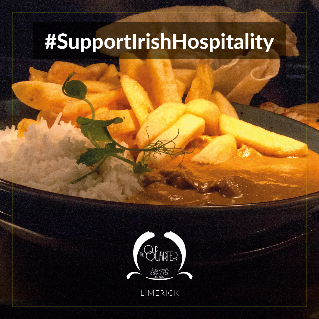 MusgraveMPlace's tweet photo. Our second-last day of Hospitality Takeover brings a cornerstone in Limerick's food, drink and entertainment scene: @OldQuarterL, now serving breakfast, lunch and dinner 7 days a week on Little Ellen Steet!
Learn more: https://t.co/2XZq57bYKz
#SupportIrishHospitality https://t.co/b6aNvieExi