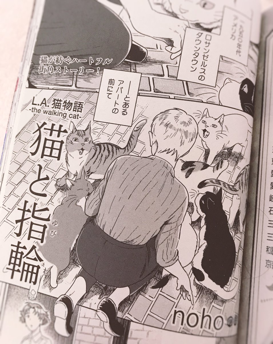 【お知らせ】6月14日(月)発売の ねこぱんち・出会い猫号にて、「猫と指輪」が掲載されています。二人のお姉さんが、落とした指輪を探すお話です。どうぞよろしくお願いします🐱💍✨