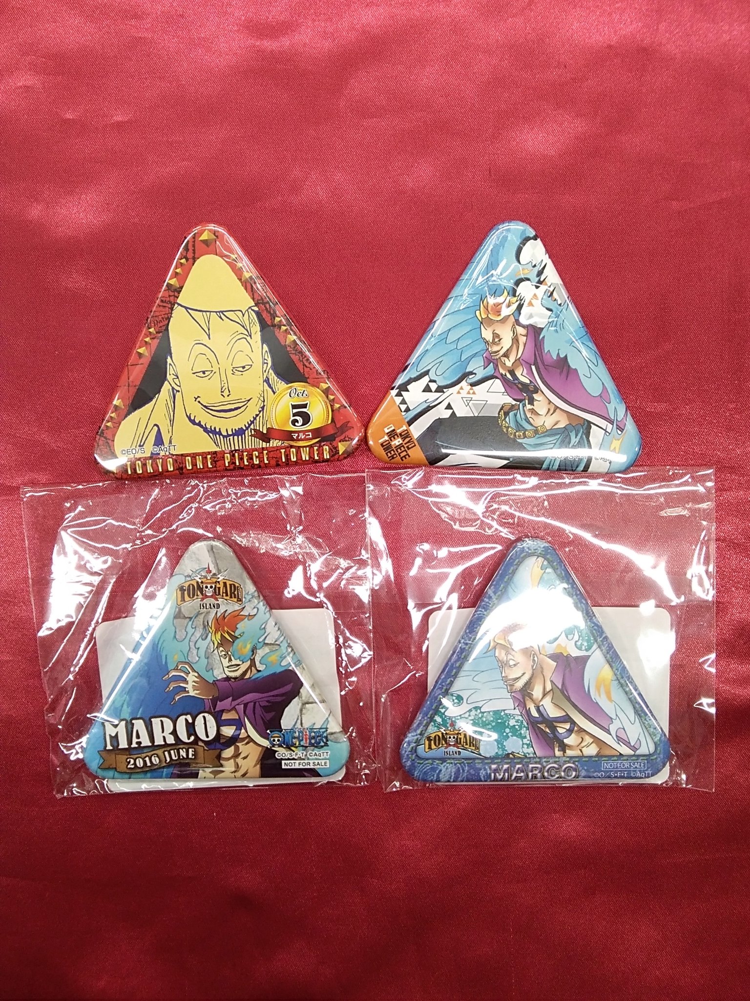 ONE PIECE 東京ワンピースタワー トンガリ 缶バッジ マルコ