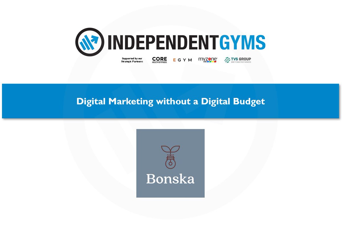Thanks to Gemma of <a href="/BonskaMarketing/">Bonska Consultancy</a> for hosting this weeks webinar, Digital Marketing without a Digital Budget. With increasing pressure around digital marketing, Gemma explains the no cost activity to keep you visible.

Rewatch our prevoius webinars here bit.ly/3gp80YD