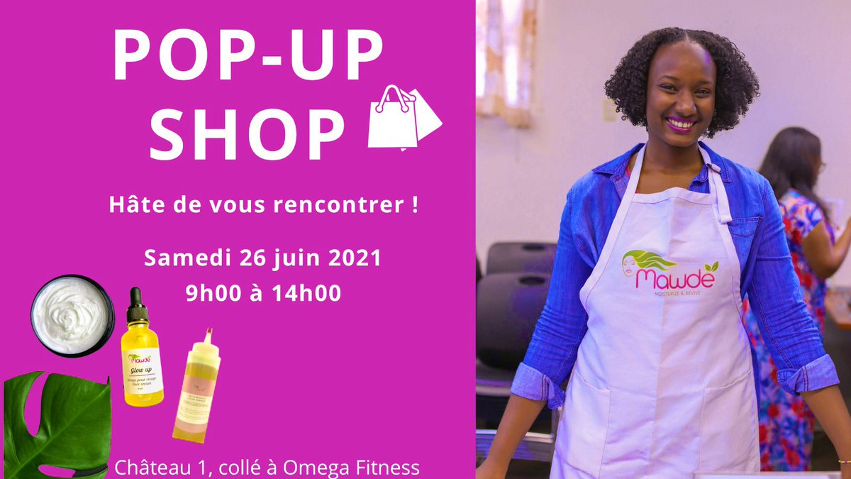 Mawdé organise une vente privée de produits cosmétiques naturels à Niamey !
RDV le samedi 26 juin 🛍🌿