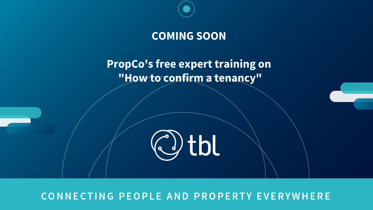 TBLUK's tweet image. Stay tuned to our channels for the latest expert training video on How to confirm a tenancy.

#freetraining #tenancyManagement #PropTechExperts #PropCo #lettingagents #estateagents