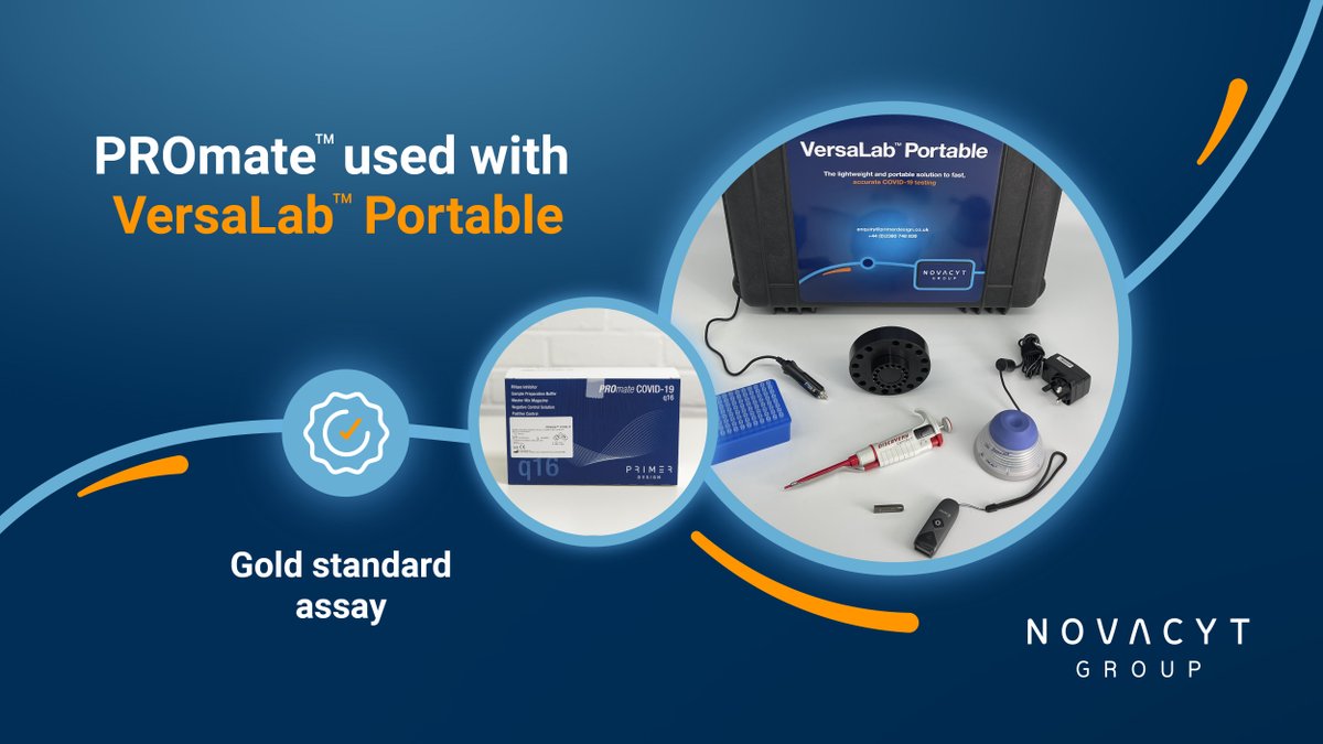 Primerdesign (@primerdesignltd) on Twitter photo #VersaLab Portable includes a genesig® q16 workflow, packed neatly in a lightweight carry case, providing testing with Gold standard PCR results, from optimised reagents. Contact us to enquire today: enquiries@primerdesign.co.uk #Novacyt #NCYT #COVID19 #closertopatients #VersaLab Portable includes a genesig® q16 workflow, packed neatly in a lightweight carry case, providing testing with Gold standard PCR results, from optimised reagents. Contact us to enquire today: enquiries@primerdesign.co.uk #Novacyt #NCYT #COVID19 #closertopatients