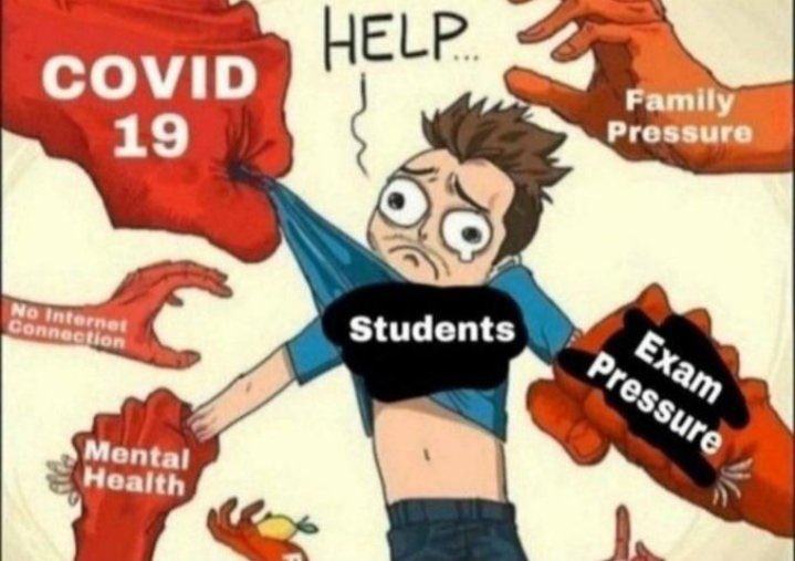 1shsharma_'s tweet photo. This is not the right time to conduct exams with a high risk of students' life. Students are already in stress due to current situation of pandemic and it is not the time to give them more mental trauma. 

#cancelvtuexams
#canceluniversityexams 

@drashwathcn @BSYBJP @DrRPNishank https://t.co/iPbTsPenXJ