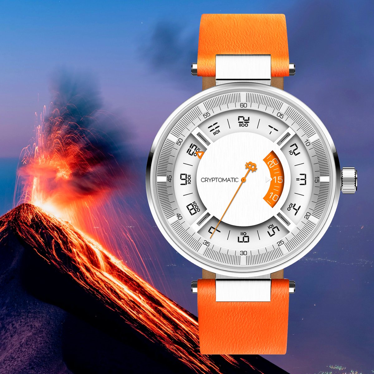 cryptomatic_io's tweet photo. Powered by nature #Cryptomatic #Bitcoin #Watches https://t.co/U43M1nQP58