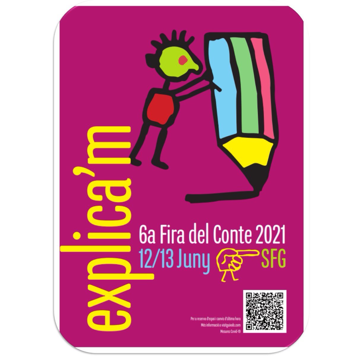 Demà serem a "Explica'm, 6a Fira del conte" de Sant Feliu de Guíxols. Trobareu tota la informació a:

visitguixols.com

#contes #culturasegura #literaturainfantil #firadelconte #tapropemelscontes