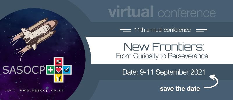 SASOCPKZN's tweet photo. Reminder SASOCP Conference 2021 Call for abstracts! Closing date 15 July 2021 submit to sasocp2021@gmail.com https://t.co/GQuKuO2GRP