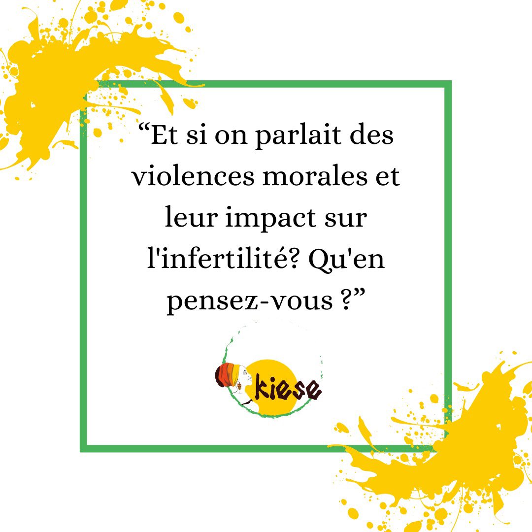DeKiese's tweet photo. Pensez-vous que subir des violences morales aurait un impact sur l’infertilité? Donnez-nous vos avis en commentaires 😊 https://t.co/3AOzkRpYvM