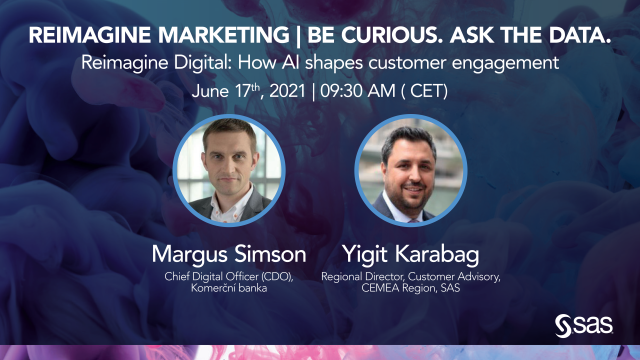 How fast can we adapt to changes? How do we ensure uninterrupted digital journeys? Yigit Karabag will discuss this, and much more with our customer Margus Simson from Komercni Bank. Looking forward to this fireside chat on June 17th! #AsktheData bit.ly/3zdxhO9