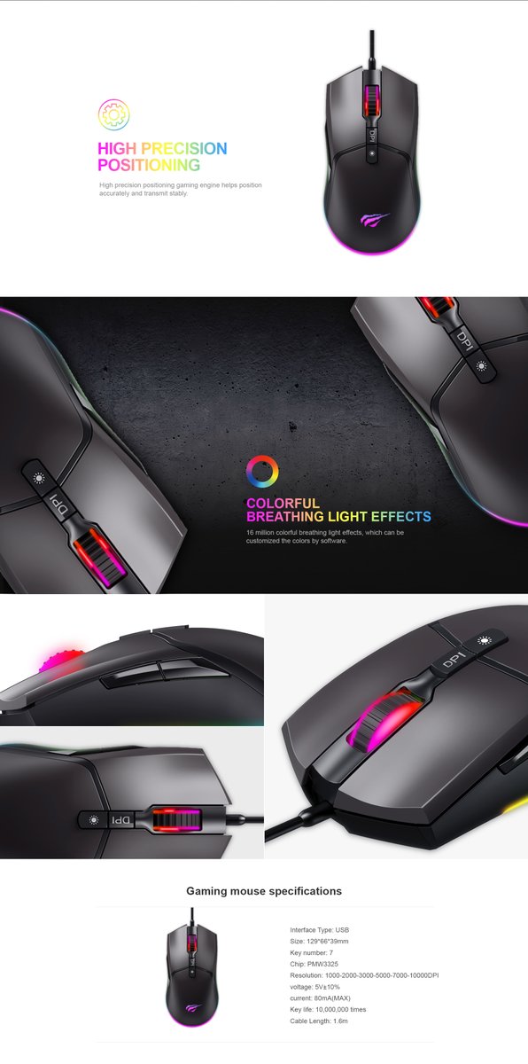 havit gaming mouse how to keep one color on