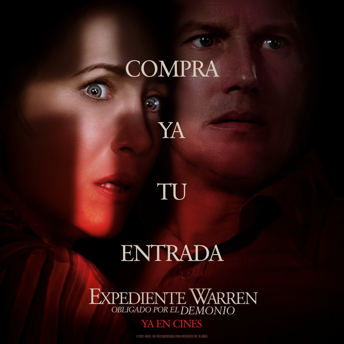 WBTerror's tweet image. #ExpedienteWarren Obligado por el Demonio, ya en cines. ¡Consigue tus entradas! 👉bit.ly/3igMpnU