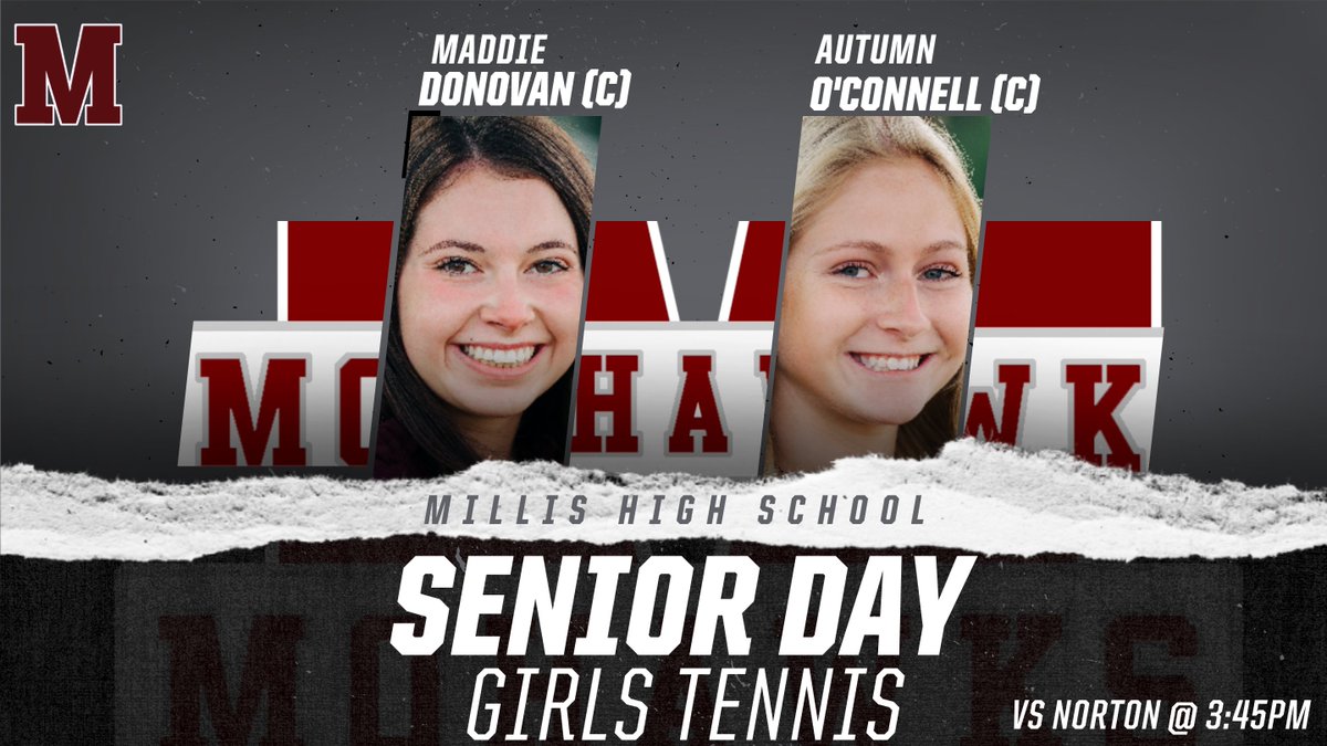 Senior Day...Thank you Autumn and Maddie! 

<a href="/MillisTennis/">Millis Girls Tennis</a> <a href="/cgrant_chuck/">Chuck Grant</a> <a href="/millishigh/">Millis High School</a> <a href="/BoostersMillis/">MillisBoosters</a>