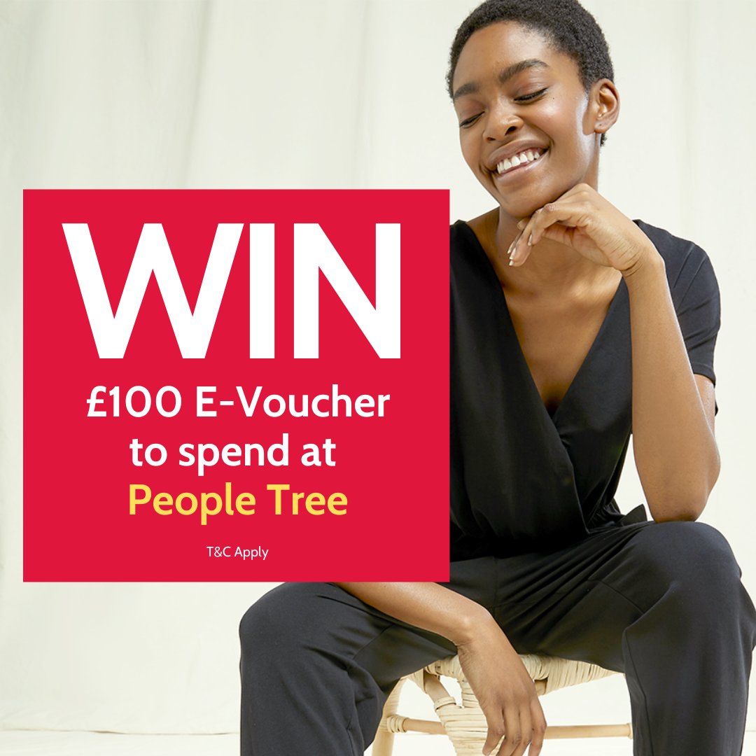 MyVoucherCodes's tweet photo. WIN £100 E-Voucher to spend at People Tree👗😍
To enter:
👉 Follow @MyVoucherVodes and @PeopleTree
👉 RT post
👉Tag someone

Unlimited entries
T&amp;Cs👉 https://t.co/XoM9vEswey
Closes on 18th June 11:59pm

#peopletree #fashion #giveaway #giveawaycontest #prize #win #winning #june21 https://t.co/082v3K3eXG