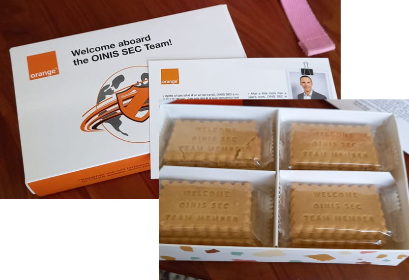 CecDusol's tweet photo. Nouvelle direction au sein d'OINIS. On célèbre cela une fois de plus avec des gourmandises made in france &amp; personnalisées. Welcome aboard OINIS Sec Team! https://t.co/vBa5bbZpNV