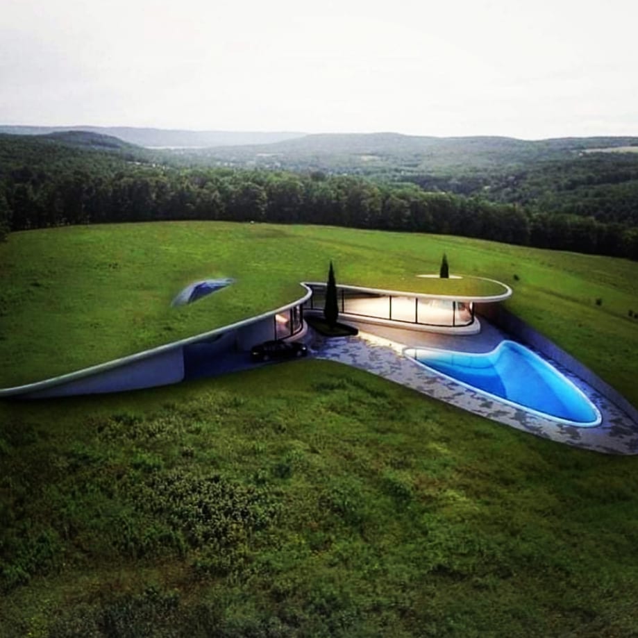 MaisonVideo's tweet image. Une architecture discrète et harmonieuse ?