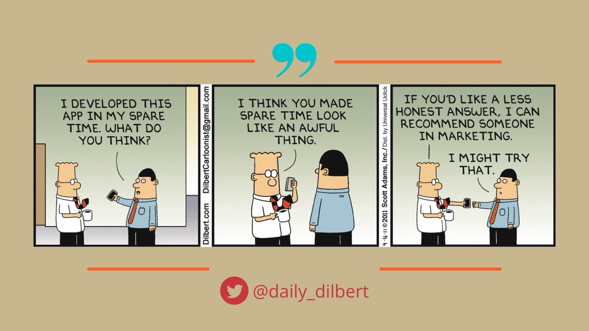 daily_dilbert's tweet photo. App Development

#appdesign #appdevelopment #webdev #webdesign #webdeveloper #startup #Launch #mobileapp #business #product #productdesign  #entrepreneur  #LaunchZone  #techno  #dilbert https://t.co/x9lP8FecQp