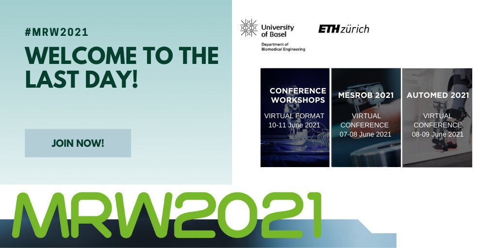 Good morning on the last day of #MRW2021! 
Today we have two conference workshops prepared for you, so make sure not to miss a thing!
ow.ly/eXpO50F4f6Y