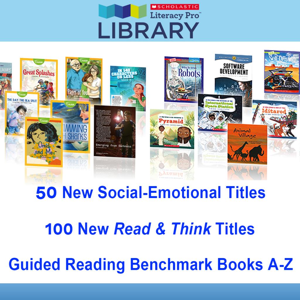 Scholastic Middle East & Africa on X: We've added 70 NEW eBooks to  Literacy Pro Library! The new books feature a range of STEAM and language  arts titles that will unlock the