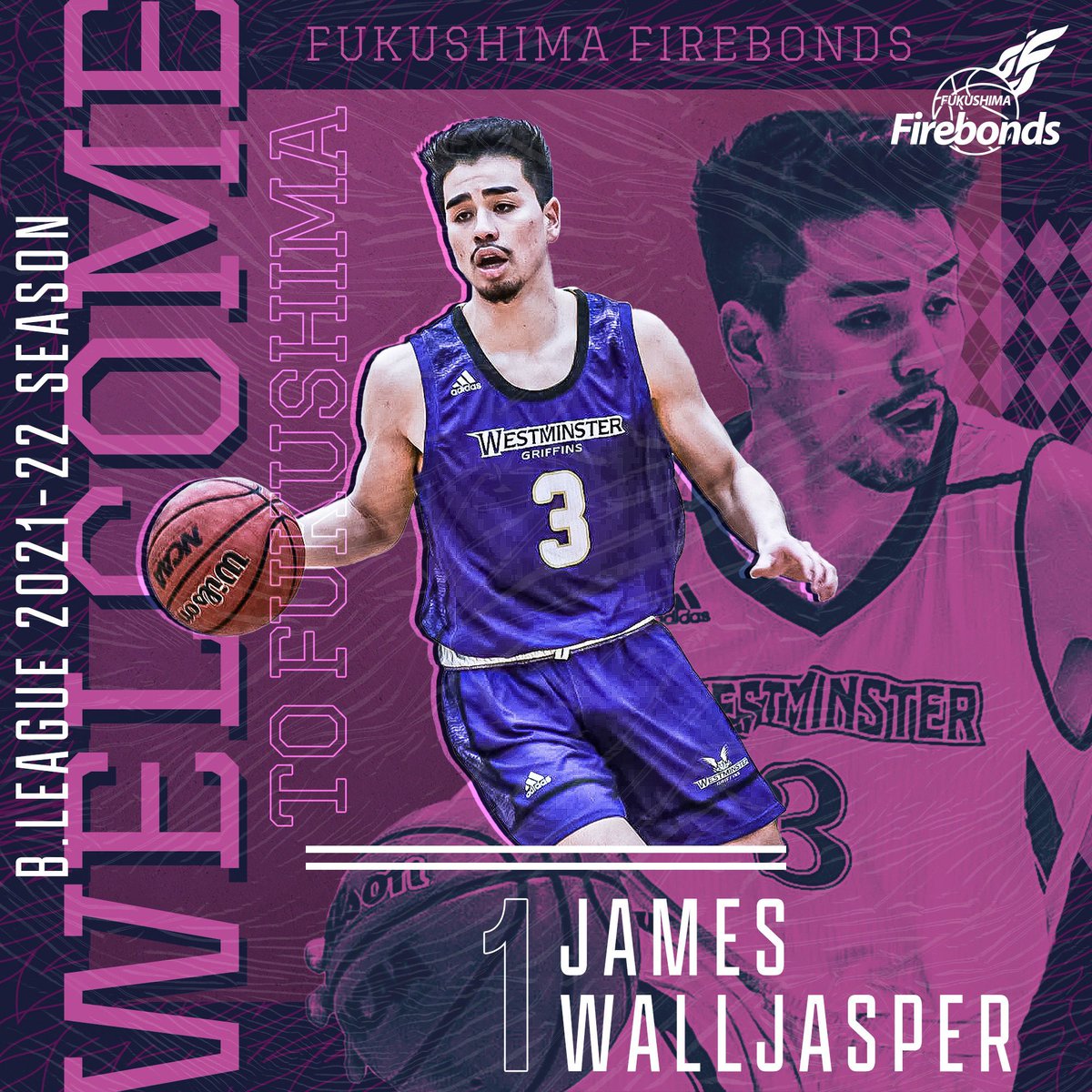 firebonds's tweet image. この度、#ジェームス・ウォールジャスパー 選手と #Bリーグ 2021-22シーズンの新規選手契約が決まり、基本合意に達しましたのでお知らせいたします。

詳細はこちらから▼
firebonds.jp/news/detail/id…

#firebonds
