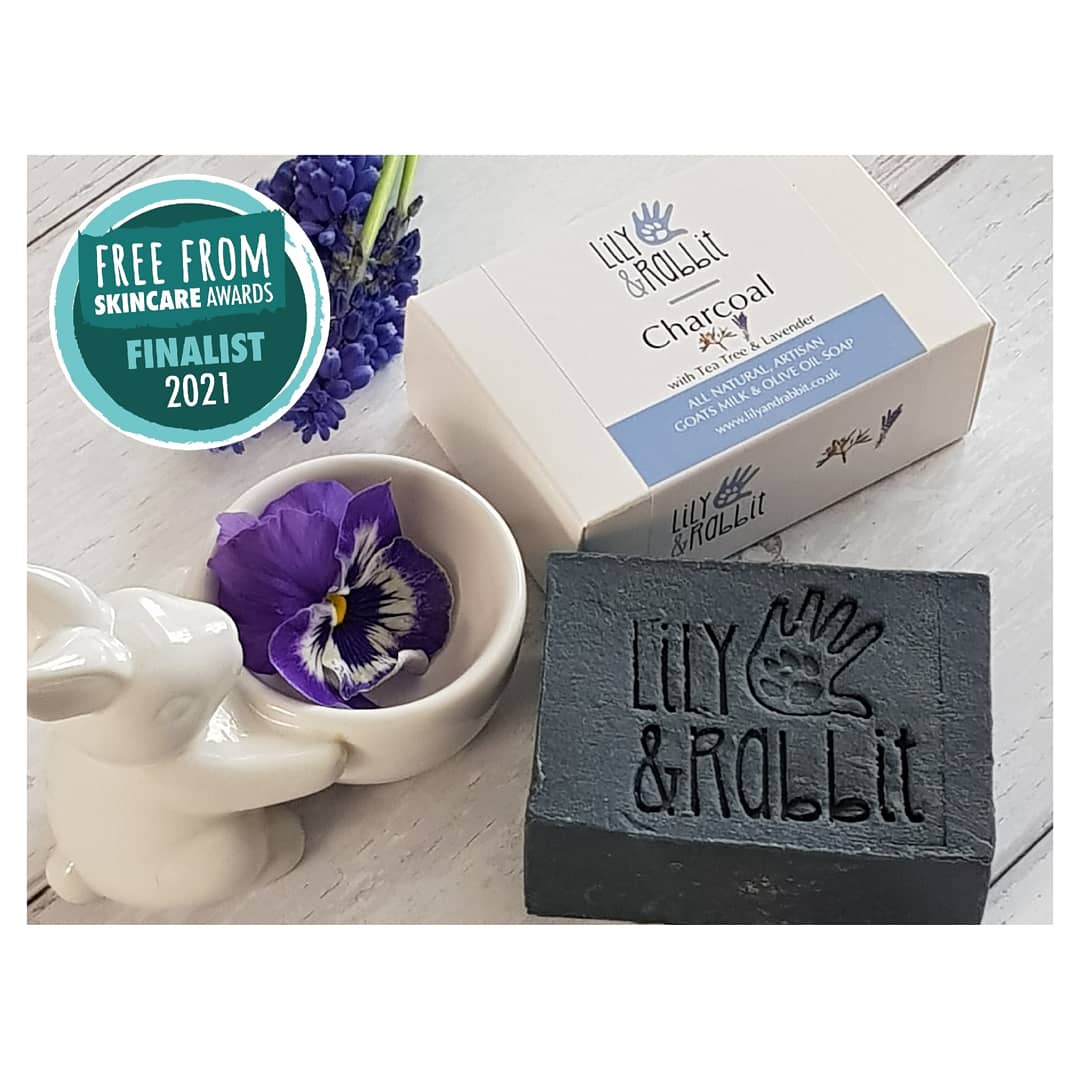 Our little black bar...
Charcoal with Tea Tree &amp; Lavender a finalist <a href="/FFSkincareAward/">Free From Skincare Awards</a> #ffsa21
#soap #soapmaker #knaresborough #fridaymorning