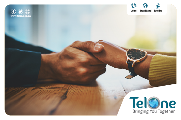 TelOneZW's tweet photo. A voice call does as much good as holding hands. Give your loved ones a ring with usโฆ Grow the bond. Calls from as low as $2 available.
#TelOneVoice
#TalkMoreForLess
#UnlimitedCalling
#BringingYouTogether https://t.co/g13LqRsx3N