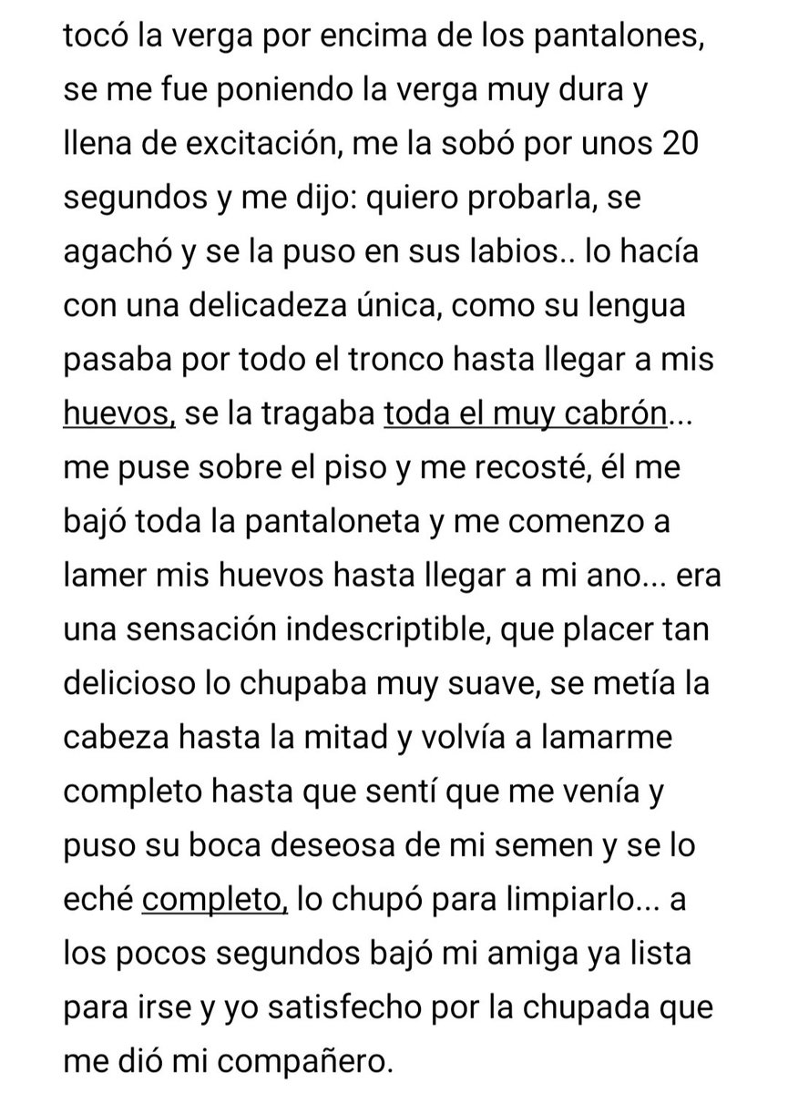 RelatosMorboGay's tweet photo. 🔥 Tarea en equipo 🔥

Un relato breve pero muy caliente enviado por un seguidor colombiano 😈 ¿Quieren más? https://t.co/1919Qnk91P