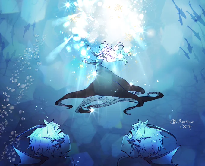 ※イドアズ 女体化
僕らの海の魔女 
