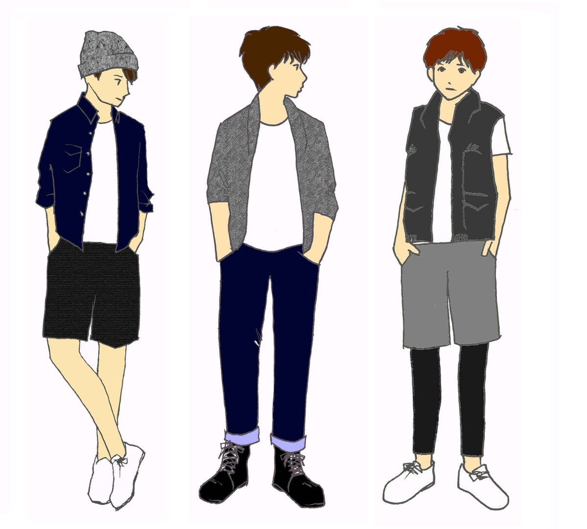 じゃむ 25着で男子大学生着まわし 男性のtシャツ透け乳首対策 シャツなど重ね着 安直な解決策ですが シャツやカーディガンなど Tシャツのうえになんらかのものを羽織る 縦のラインをたくさん作ることになるので ぽっちゃりさんが細く見える