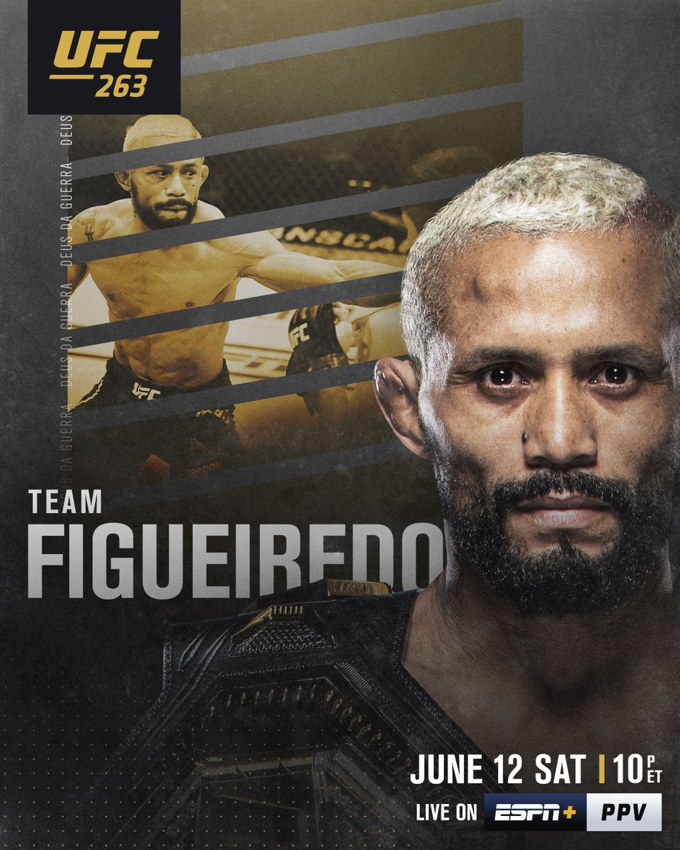 ufc's tweet photo. The flyweight crown is on the line! 🏆

Who you got tomorrow night? #UFC263 https://t.co/H2j6plp17A
