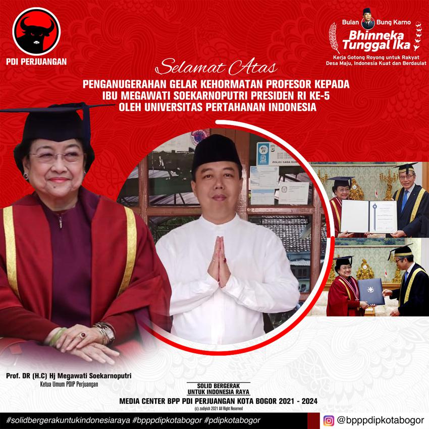 Trypam4's tweet photo. Selamat kepada IBU Hj Dr (Hc) Megawati Sukarno Putri, semoga makin barokah 🤲 https://t.co/eVHFUIk8ah