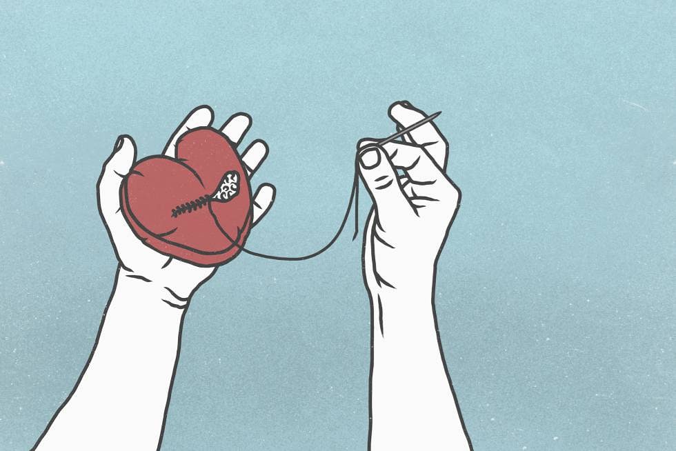 Ojo por ojo y todo el mundo quedará ciego.
Es mejor Remendar tu Corazón ❤ qué utilizar el ojo por ojo...
Ante un gran problema...hay qué remendar el corazón y seguir tú camino...al menos tús hijos y tú...tendréis otra oportunidad... tú ex también...
No somos dueños de nadie...