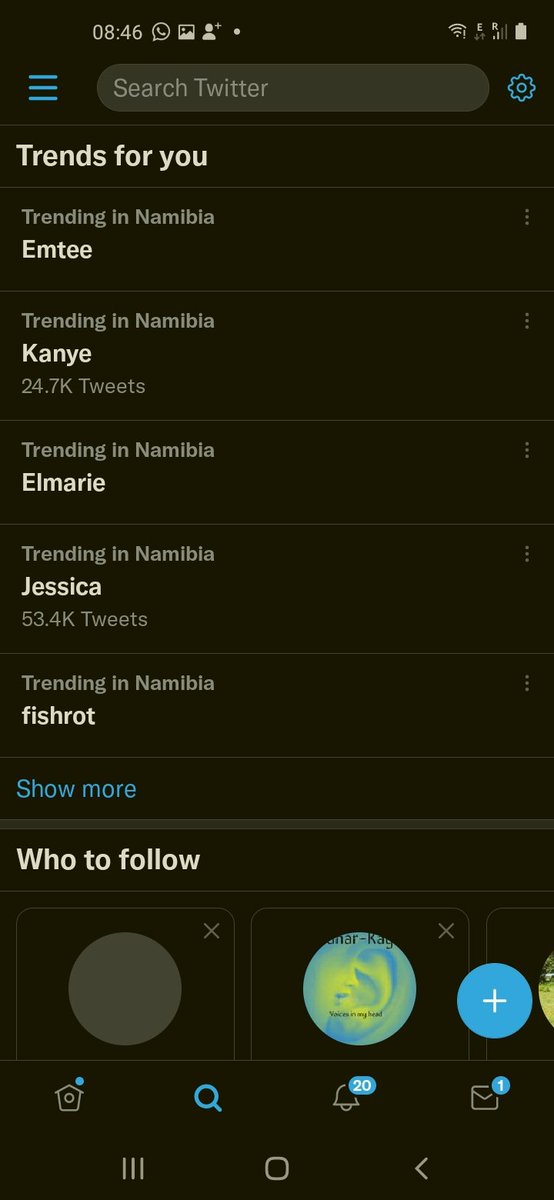 BeeCeeForty5's tweet photo. Is that #eMteeLOGAN #LOGANTour Namibia π³π¦
@emteerecords now trending in #Namibia https://t.co/kfKrrk0s6A