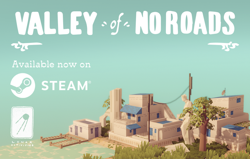LunarActivities's tweet photo. ✨ Valley of No Roads is now available on Steam! ✨

Its officially the first game made by Lunar Activities, thank you for everyone supporting and enjoy the game!
https://t.co/vvEejFCbhH

#gamedev #indiedev #ValleyOfNoRoads https://t.co/OzVVnlbzbr