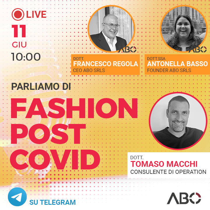 ABO_mondo's tweet photo. Alle 10.00 parleremo del Settore FASHION con Tomaso Macchi Consulente di operations
Un focus su come tornare al vertice del mercato a seguito del periodo trascorso.

Dove? canale Telegram ABO
https://t.co/OITaQUvKgD iscriviti al canale

#abonews #abotalks #fashion https://t.co/ZVrIFFsPlf
