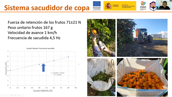 Proyecto CITRUSTECH (@gocitrustech) on Twitter photo 🍊⚙️#ProyectoCITRUSTECH #Webinar <a href="/Cajamar/">Grupo Cajamar</a>
Sergio Castro (<a href="/Univcordoba/">Universidad Córdoba</a>), se encargó de exponer los resultados en la recolección de un sacudidor de copa para la recolección de cítricos. Permite una vibración controlada en la copa para el desprendimiento de cítricos y aceitunas. 🍊⚙️#ProyectoCITRUSTECH #Webinar <a href="/Cajamar/">Grupo Cajamar</a>
Sergio Castro (<a href="/Univcordoba/">Universidad Córdoba</a>), se encargó de exponer los resultados en la recolección de un sacudidor de copa para la recolección de cítricos. Permite una vibración controlada en la copa para el desprendimiento de cítricos y aceitunas.