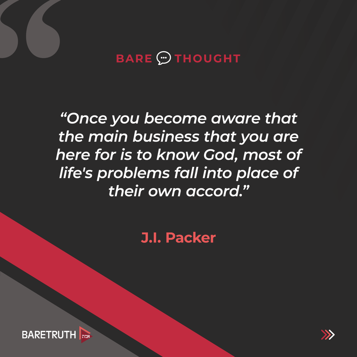 baretruth_org's tweet photo. Bare Thought by J.I. Packer

#BareTruth #BareBelief #JIPacker #KnowingGod #Jeremiah9 #Philippians #Philippians3 #GospelQoutes #ChristianQuote #ChristianQuotes #BiblicalQuotes #BibleQuotes #ChristianCreative #ChristianDoctrine #ChristianTheology #BibleVerse #Bible https://t.co/ySyzmcEAV6