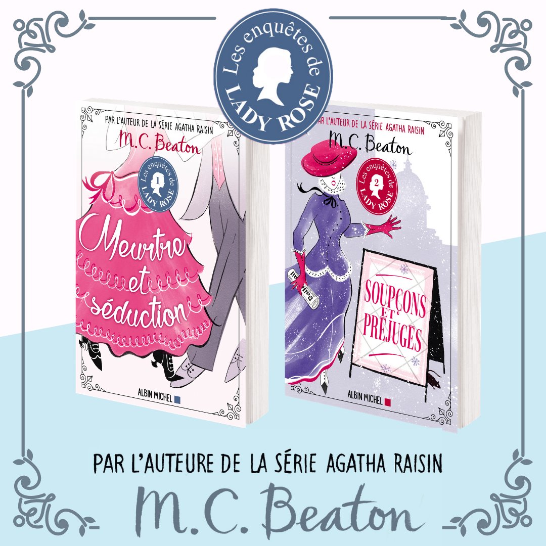 ✨Lady Rose, la nouvelle héroïne de M.C.Beaton, arrive en librairie!
👉Vous êtes fan de l'esprit caustique d'Agatha Raisin? Pour vous, Hamish MacBeth est comme un vieil ami? Alors nul doute que vous tomberez sous le charme de Lady Rose et de ses enquêtes! https://t.co/LvtVRkX5SW