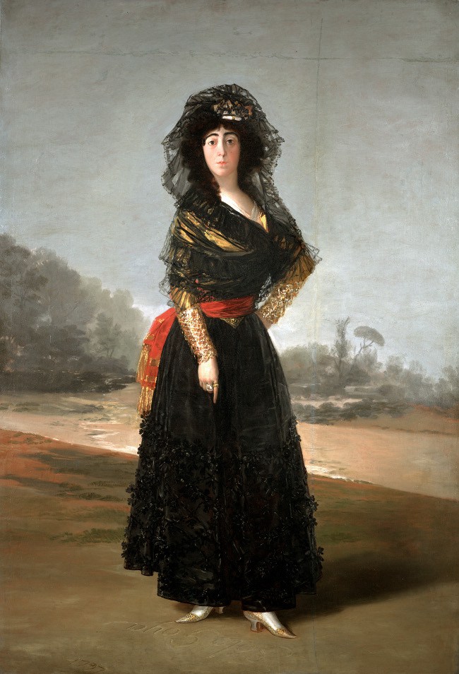 Mourning Portrait of the Duchess of Alba, by Francisco de Goya https://t.co/7c9mSpmD44