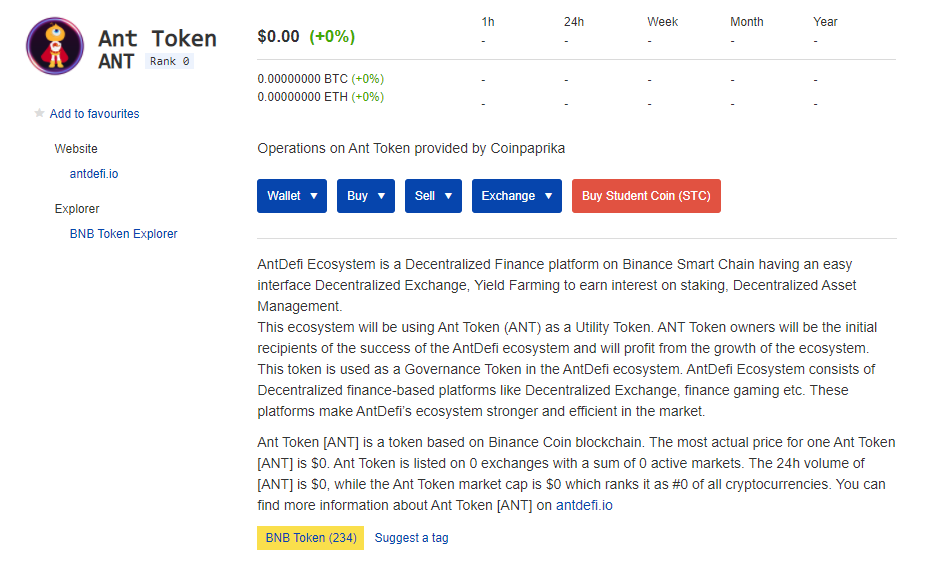 AntEcosystem's tweet photo. Coinpaprika Listing:
https://t.co/21OrEiFbeH
@AntEcosystem
#btc2021 #Bitcoin #Binance #BinanceSmartChain #Defi #yieldFarming #dapp #BNB $ANT $BTC $BNB $ETH #GEM2021 #GEM #Gems #SAFEANT #SAFEMOON https://t.co/kVw8jcAbbA