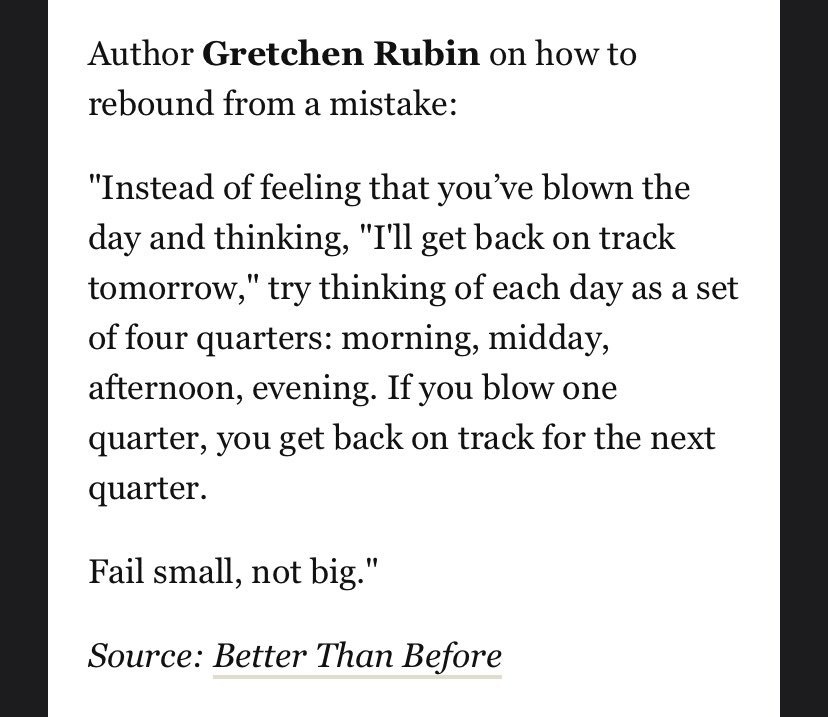 You don’t have to get trampled by a mistake you made. Mistakes are part of your growth. 📈

Fail small, recover fast. 💨 #growth #FridayThoughts #jamesclear