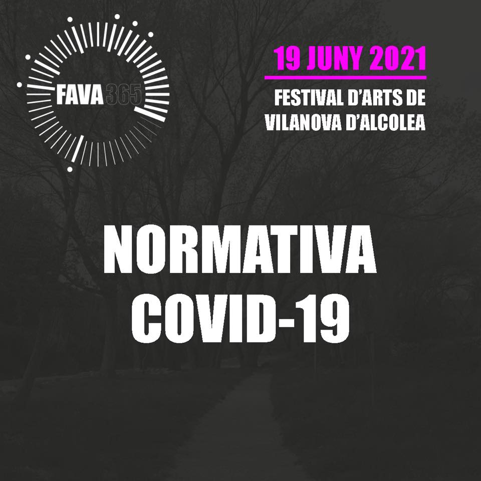 Us compartim la normativa COVID-19 per a totes les persones assistents al Festival d’Arts de Vilanova d’Alcolea!
Gaudirem del FAVA365 amb total seguretat i responsabilitat. 👍
#FAVA #FAVA365 #VilanovadAlcolea #Art #Festival2021 #COVID19 
⬇️⬇️⬇️⬇️⬇️⬇️⬇️⬇️⬇️
facebook.com/85297866814096…