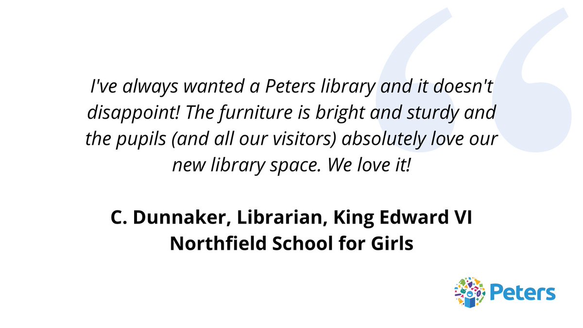 Petersbooks's tweet image. You can refresh your school library space or create a new one from scratch with our free library design service for secondary schools. Don&apos;t just take our word for it, check out the #testimonial from @KEVInorthfield and images of their library. #LibraryDesign #SecondaryLibraries