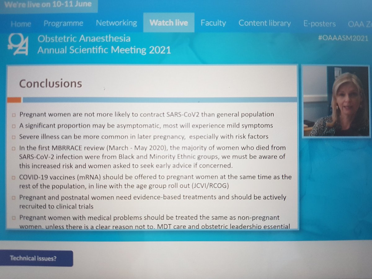 Learning all about Covid 19 in pregnancy thanks to Prof Alison Rodger at #oaaasm2021 conclusions in a nutshell