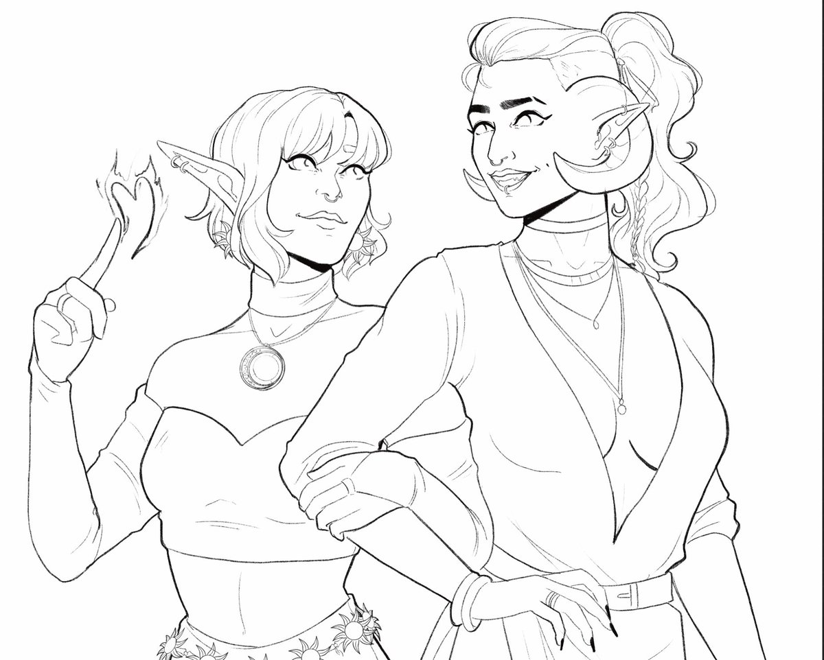 WIP of fantasy girlfriends❤️‍🔥 