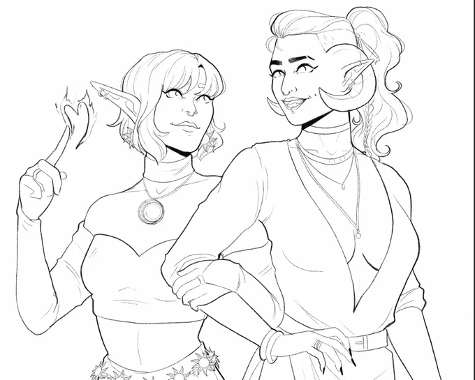 WIP of fantasy girlfriends❤️‍🔥 