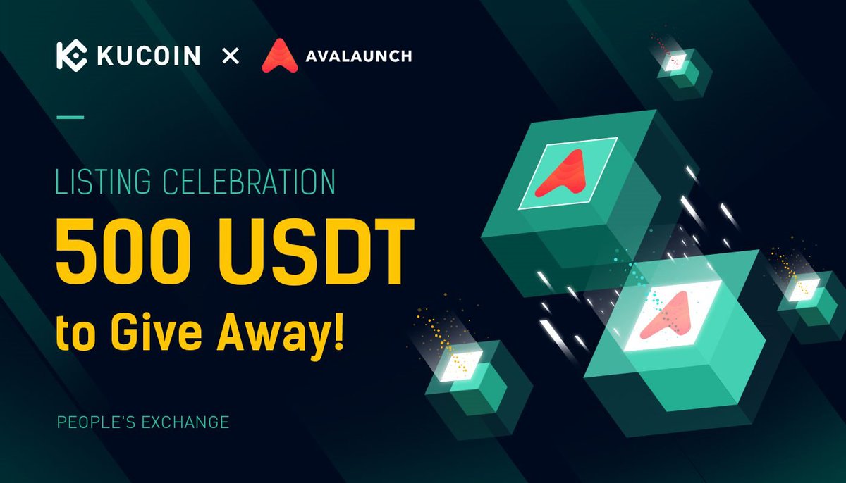 kucoincom's tweet image. To celebrate $XAVA listing on #KuCoin, we're teaming up with @AvalaunchApp to give away 500 USDT!

✅ Follow @kucoincom &amp;amp; @AvalaunchApp 
✅ Retweet this post
✅ Tag 3 friends

🎁 5 winners will be selected on June 16 to receive 100 $USDT each!