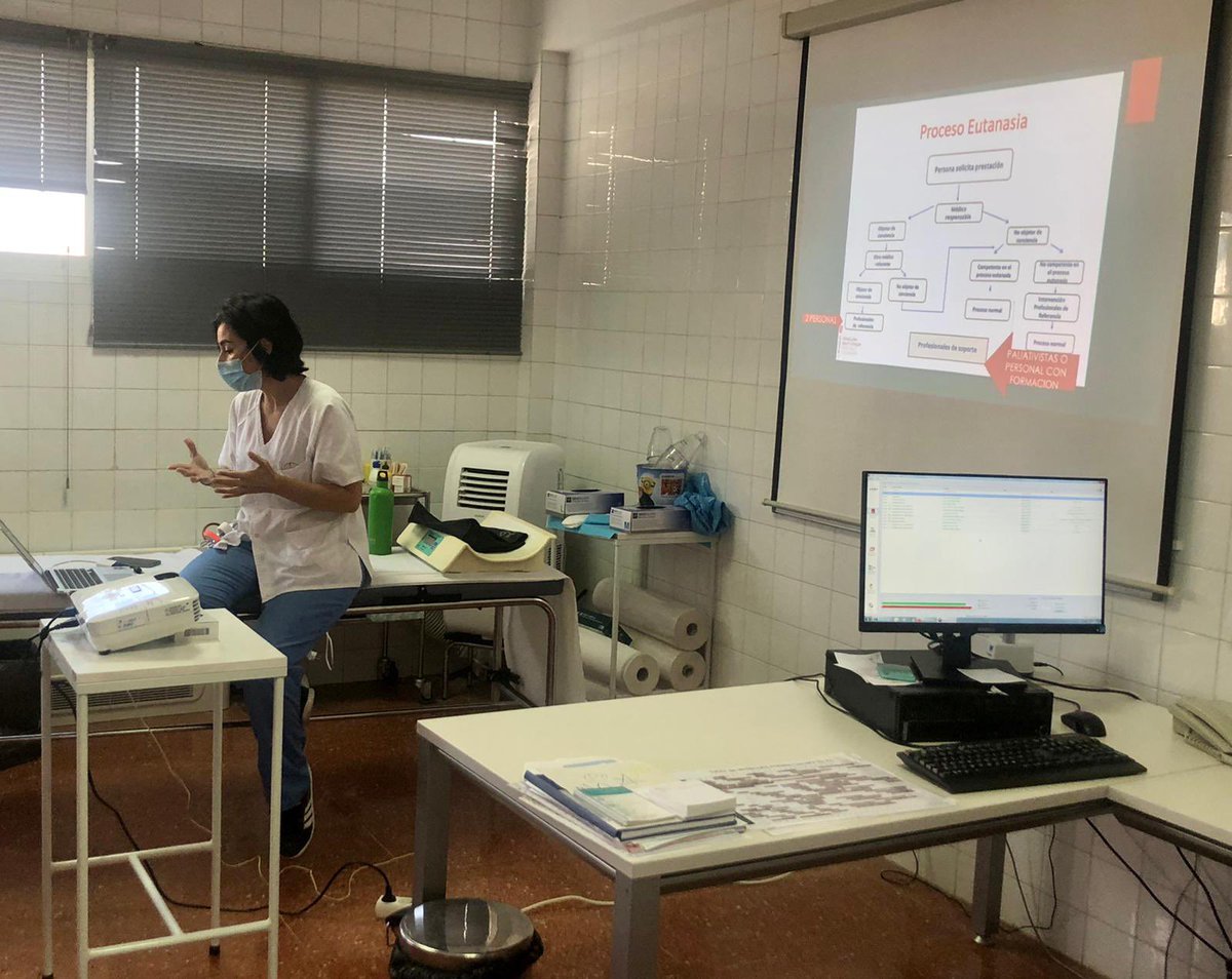 Hoy nuestra compañera @nataliavallesruiz nos ha presentado de manera humana e impecable la nueva ley de eutanasia 💫
