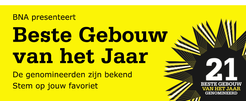 🙌 De 12 genomineerden projecten zijn bekend. Geef jouw favoriet de aandacht die het verdient en stem voor de #gvhj Publieksprijs! bna.nl/gebouw-van-het…