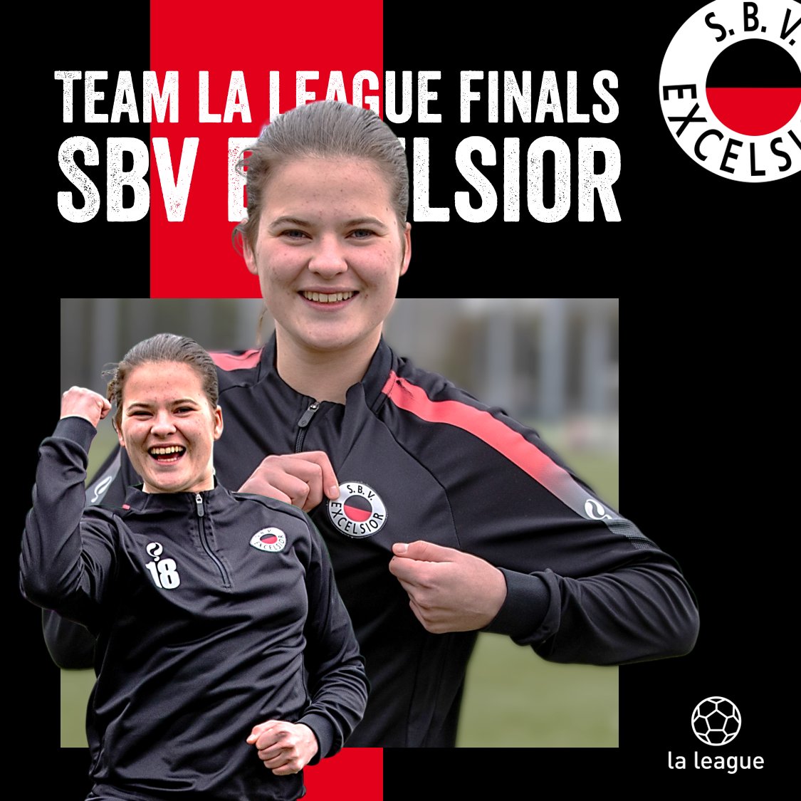 𝘼𝙧𝙚 𝙔𝙤𝙪 𝙍𝙚𝙖𝙙𝙮?  
➡️ #TeamLaLeagueFinals 🔴⚫️

⚽️ @ExcelsiorrdamVR  
📅 Zondag 13 juni
📌 <a href="/FCBinnenmaas/">FCBinnenmaas</a> 
👋 Aanmelden om 09:30 uur

#TeamLaLeague